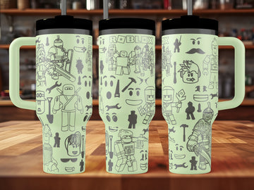 Roblox Tumbler | 40oz, 30oz, Stanleys, 20oz, 16oz, 14oz, 10oz 