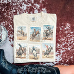 Rodeo Stamp – Western Bull Riding – Tee / Long Sleeve / Hoodie / Crewneck