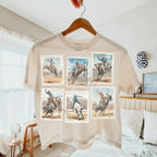 Rodeo Stamp – Western Bull Riding – Tee / Long Sleeve / Hoodie / Crewneck
