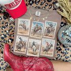 Rodeo Stamp – Western Bull Riding – Tee / Long Sleeve / Hoodie / Crewneck