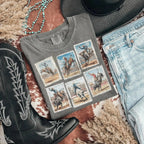 Rodeo Stamp – Western Bull Riding – Tee / Long Sleeve / Hoodie / Crewneck