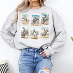 Rodeo Stamp – Western Bull Riding – Tee / Long Sleeve / Hoodie / Crewneck