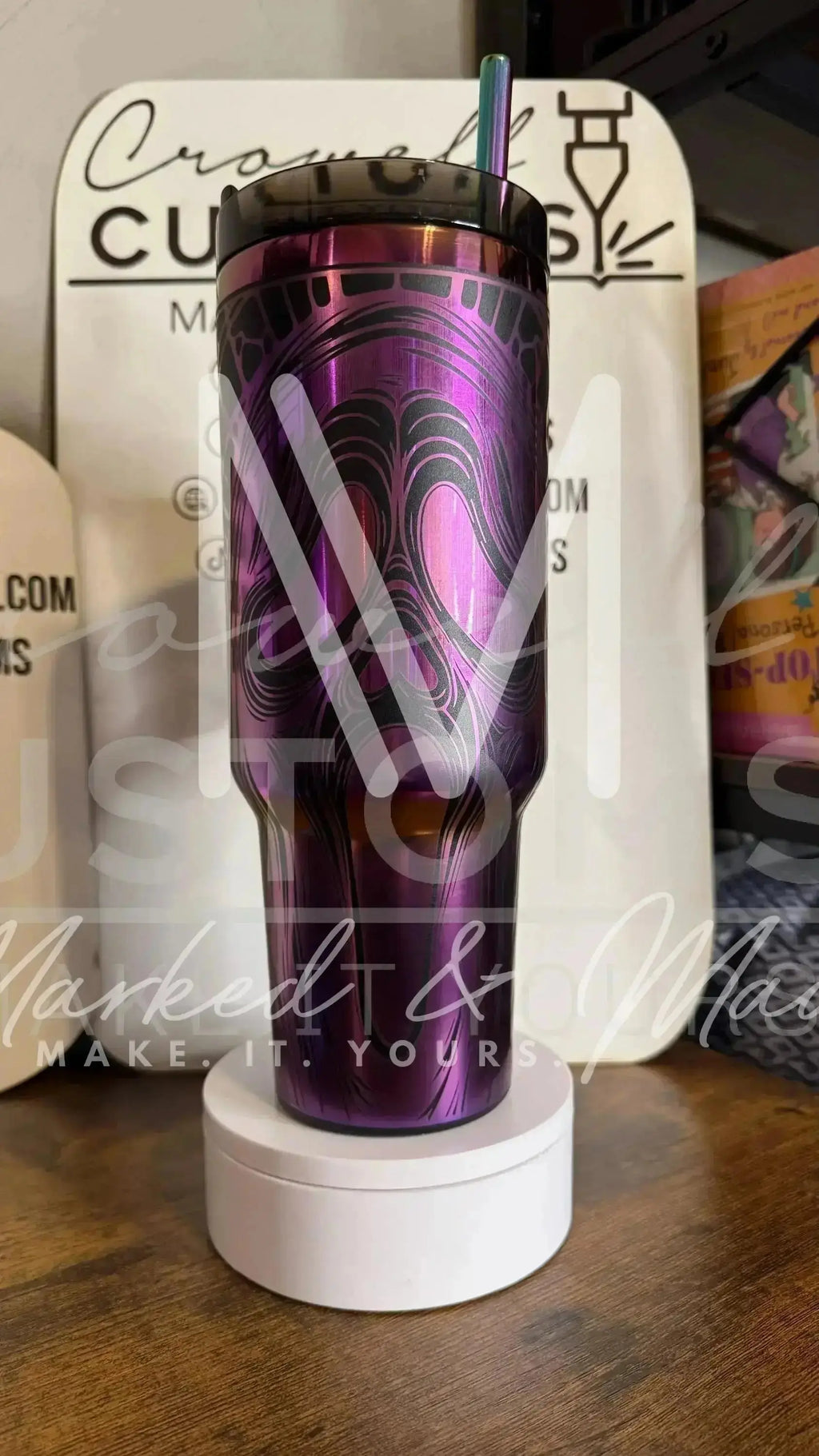 SCREAM! Ghost Face Quencher Tumbler (30oz, 40oz, + Stanleys)