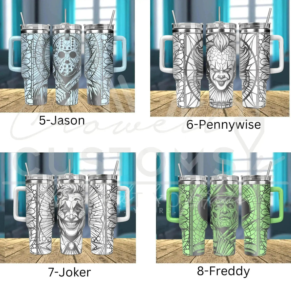 SCREAM! Ghost Face Quencher Tumbler (30oz, 40oz, + Stanleys)