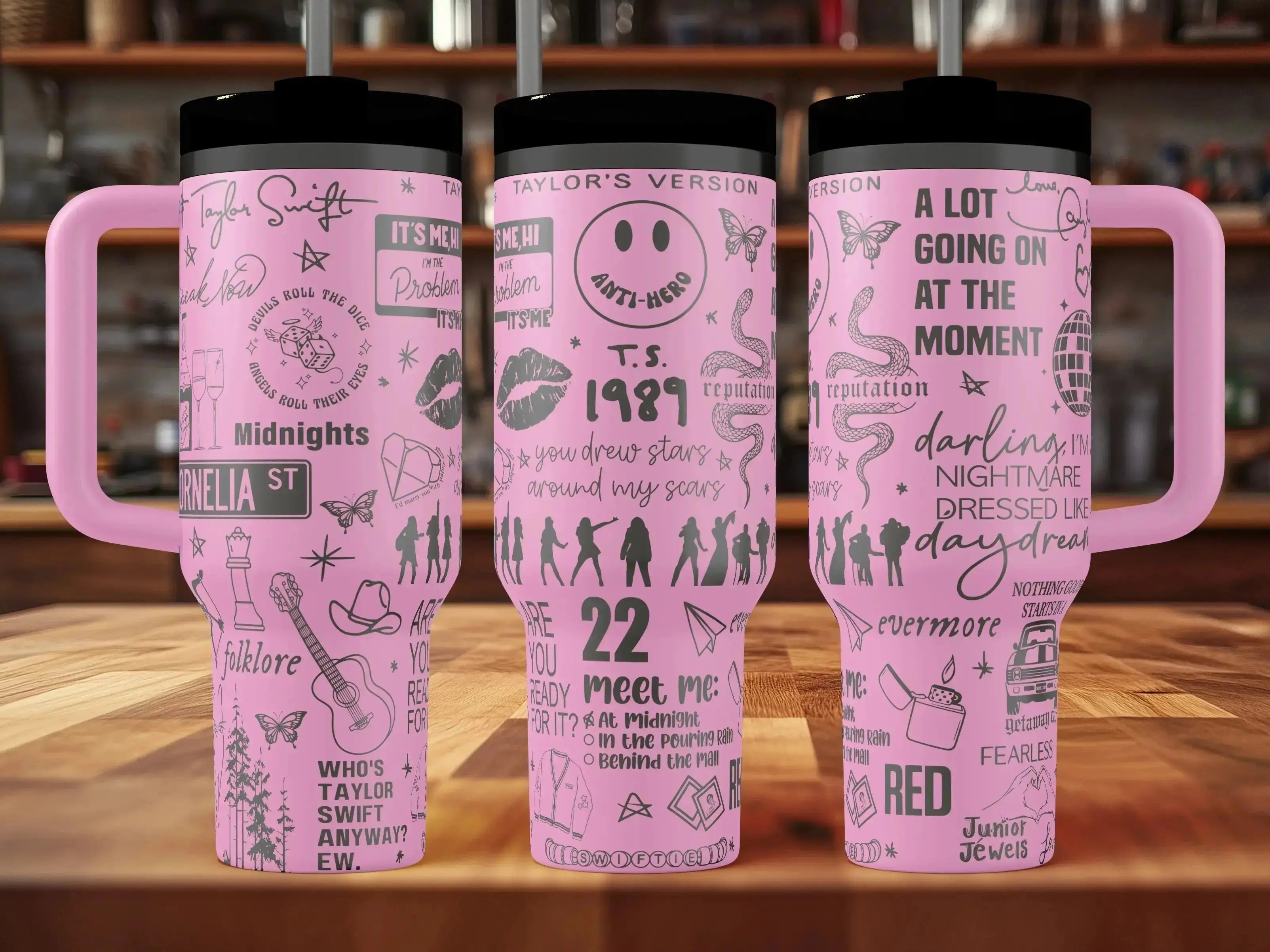 SWIFTIE Taylor Swift Engraved Tumbler (30oz, 40oz, + Stanleys)