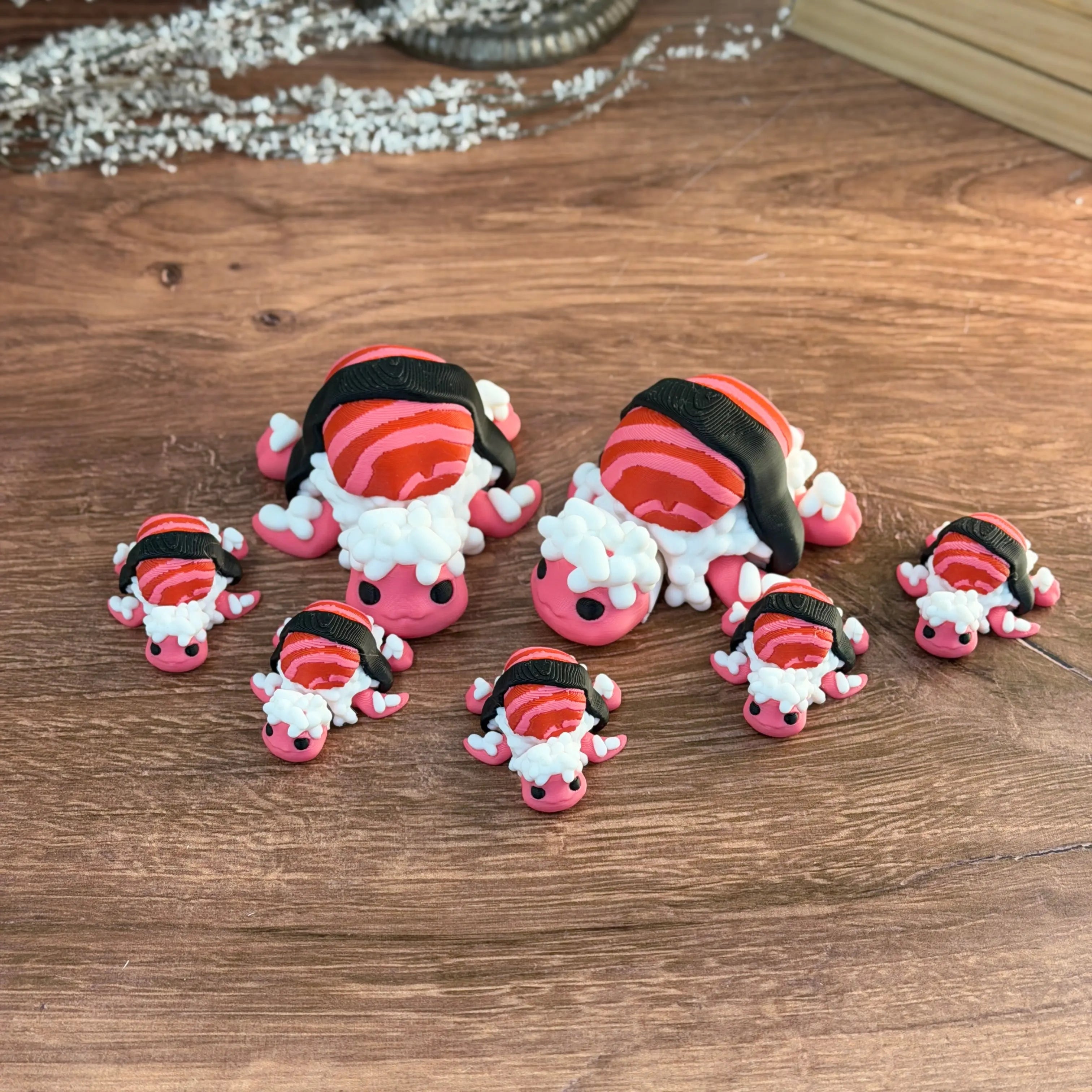 Sashimi Turtle – 3D Printed Articulated Toy 