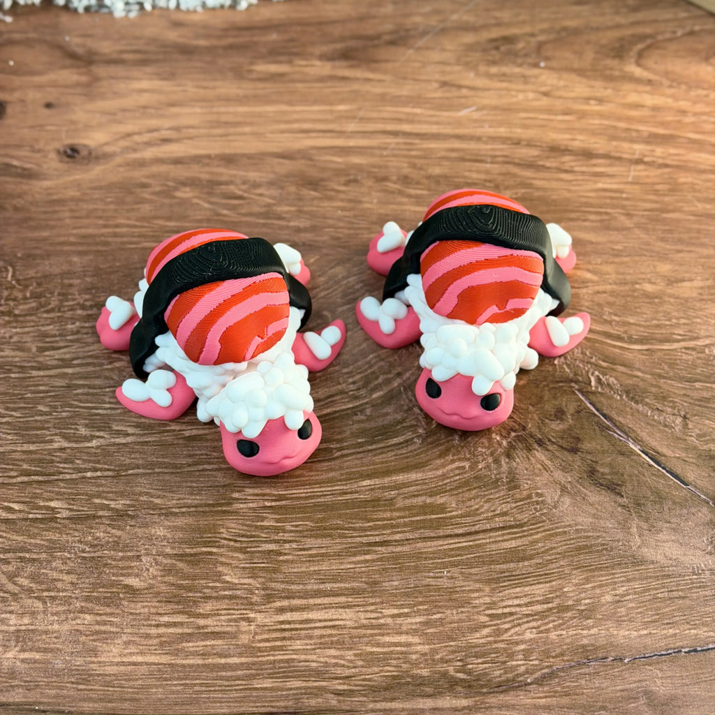 Sashimi Turtle – 3D Printed Articulated Toy 