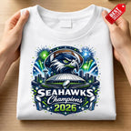 Seattle Seahawks Superbowl Champions - BOLD | Tee / Long Sleeve / Hoodie / Crewneck 