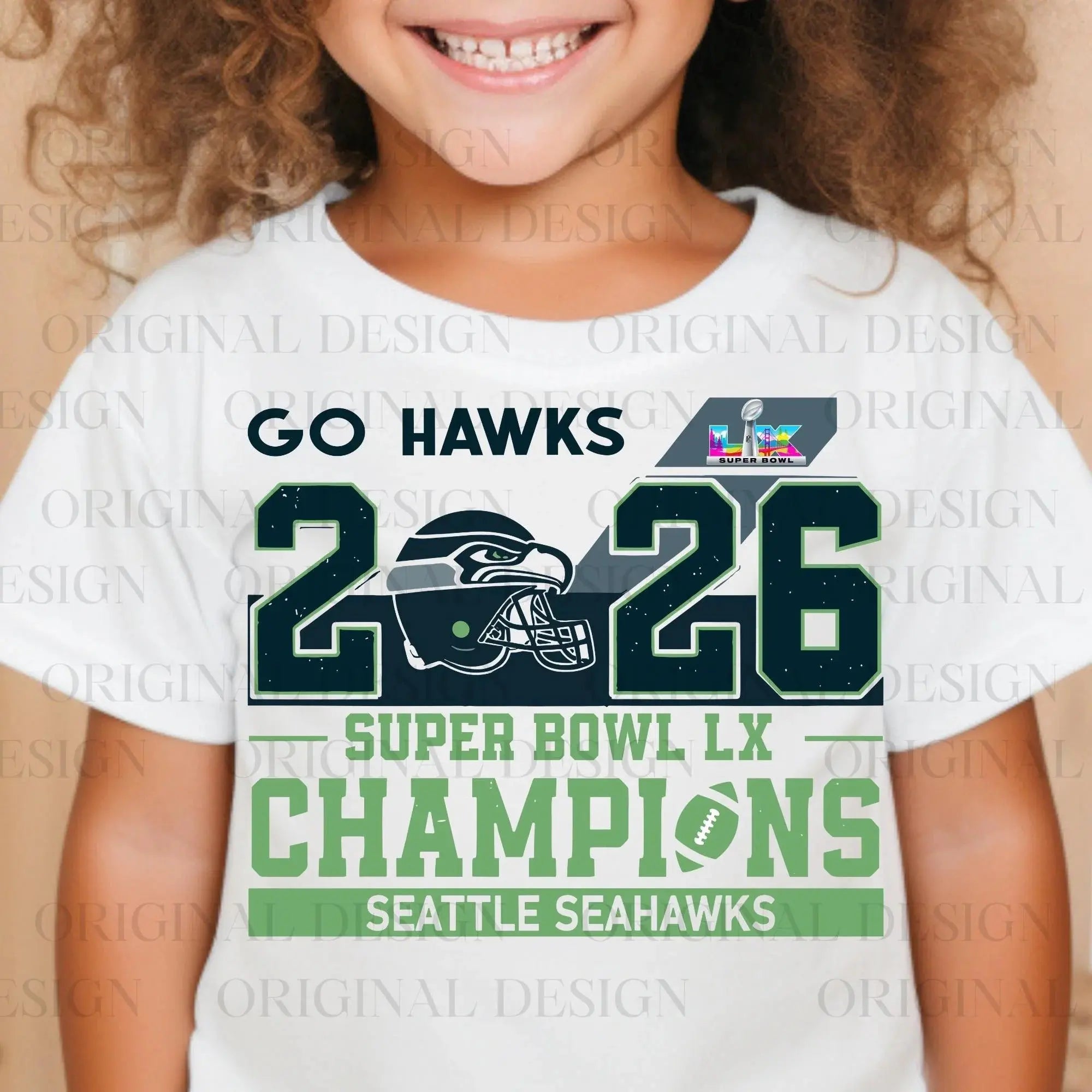 Seattle Seahawks Superbowl Champions - Go Hawks | Tee / Long Sleeve / Hoodie / Crewneck 