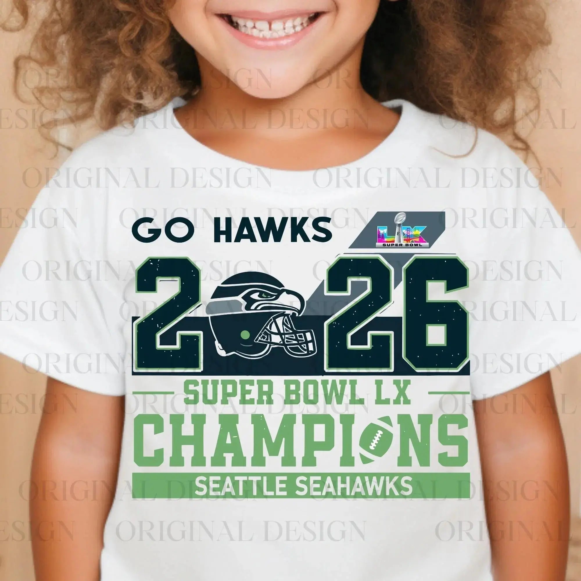 Seattle Seahawks Superbowl Champions - Go Hawks | Tee / Long Sleeve / Hoodie / Crewneck 