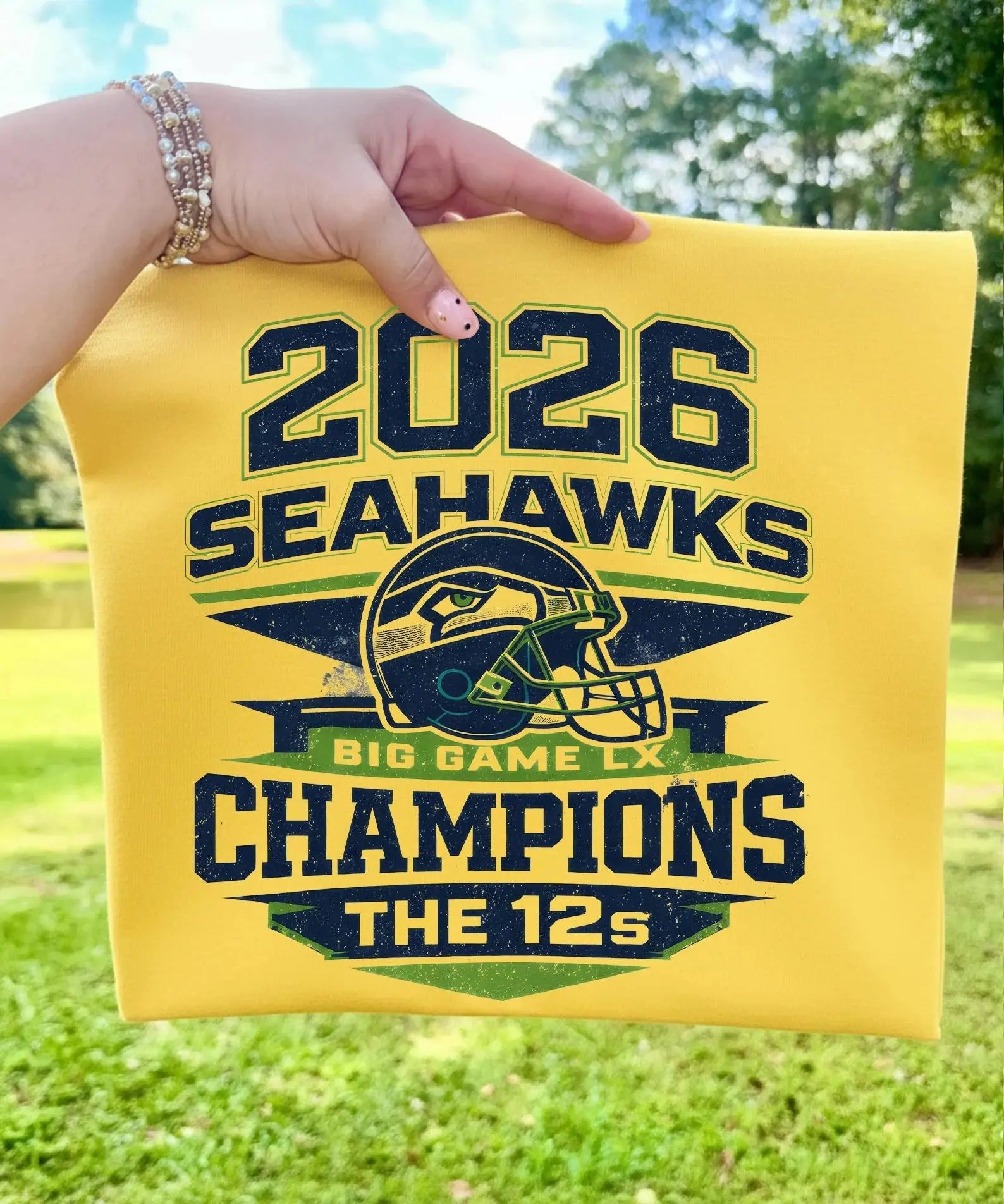 Seattle Seahawks Superbowl Champions - The 12's | Tee / Long Sleeve / Hoodie / Crewneck 