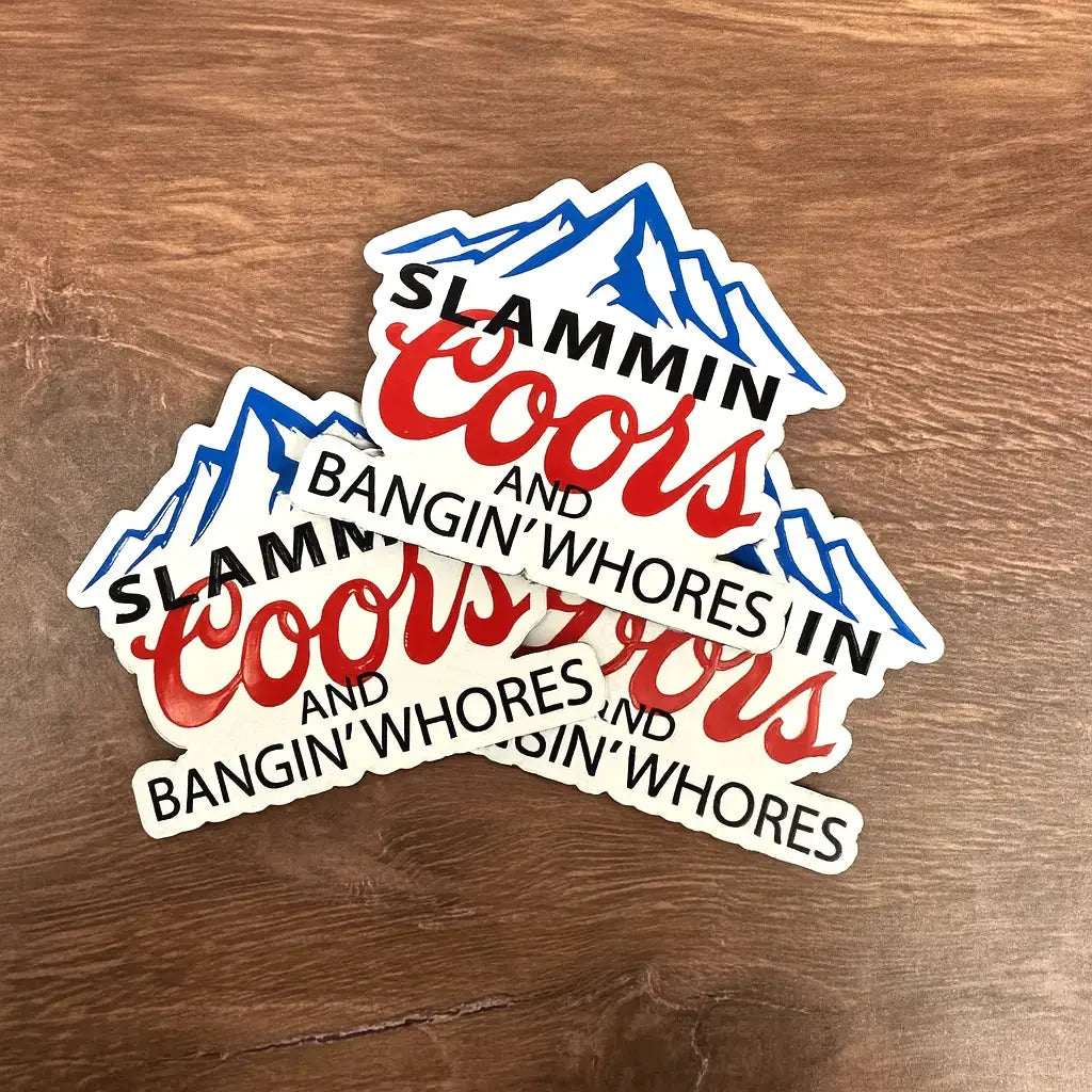 Slammin C's and Bangin W's | UV Printed Leather Hat Patch 