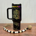 Slytherin V1  Engraved 40oz Tumbler Black to Rainbow 