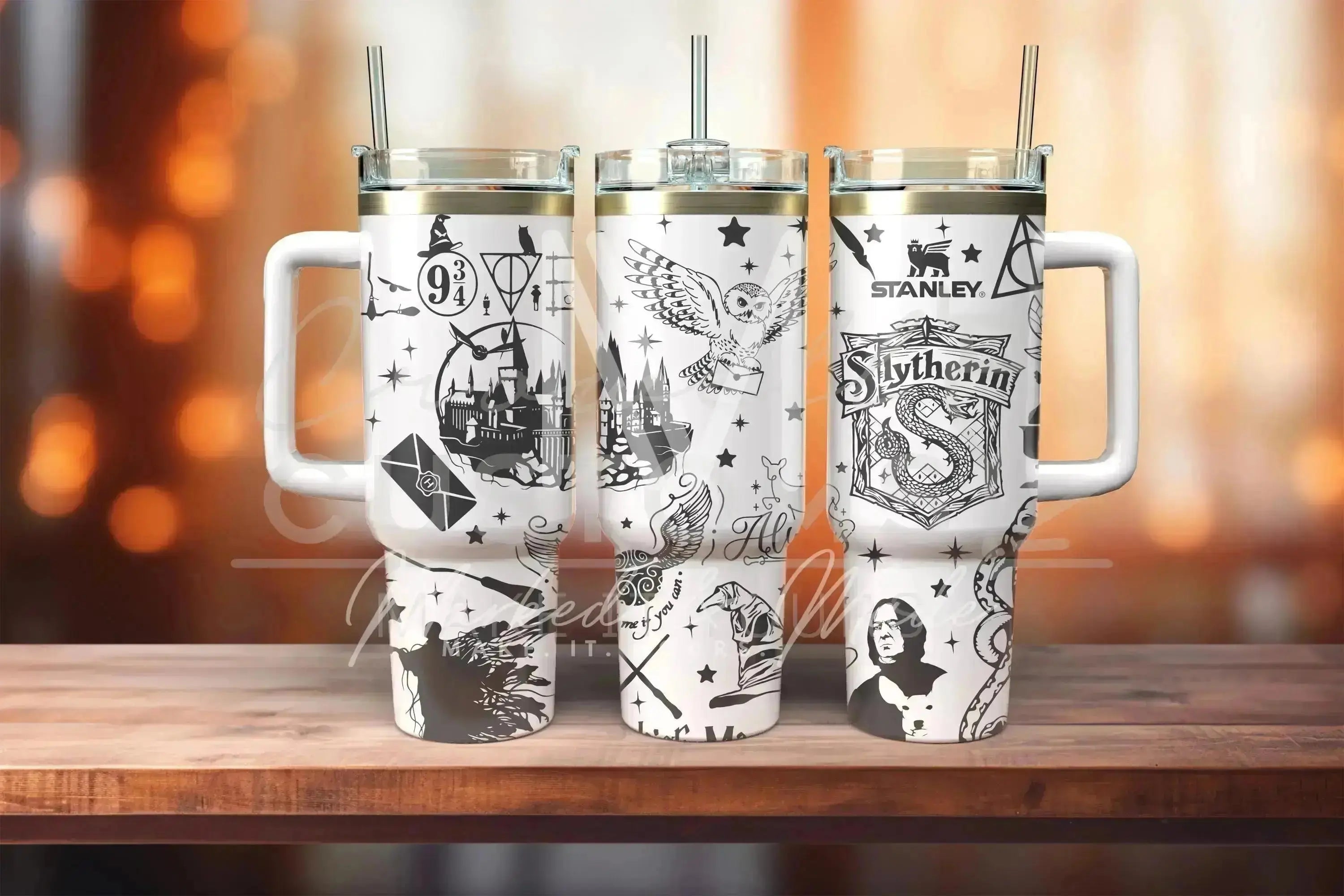 Slytherin! Harry Potter Hogwarts House Quencher Tumbler (30oz, 40oz, + Stanleys) (V2) 