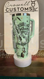 Slytherin! Harry Potter Hogwarts House Quencher Tumbler (30oz, 40oz, + Stanleys) (V2)