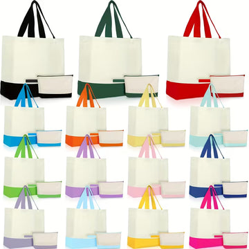 Small Personalized Canvas Bag - 10" x 5.5" 