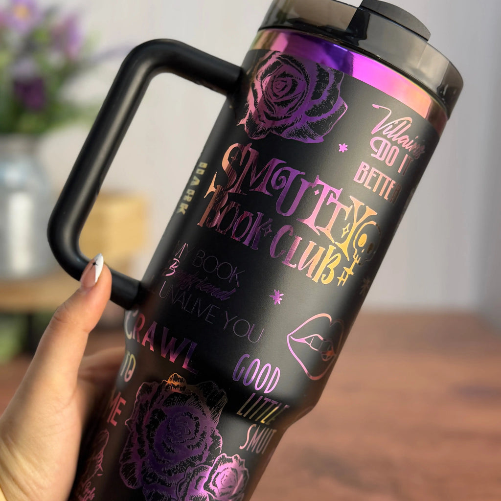 Smut Slut Tumbler Black to Purple 40 oz tumbler 