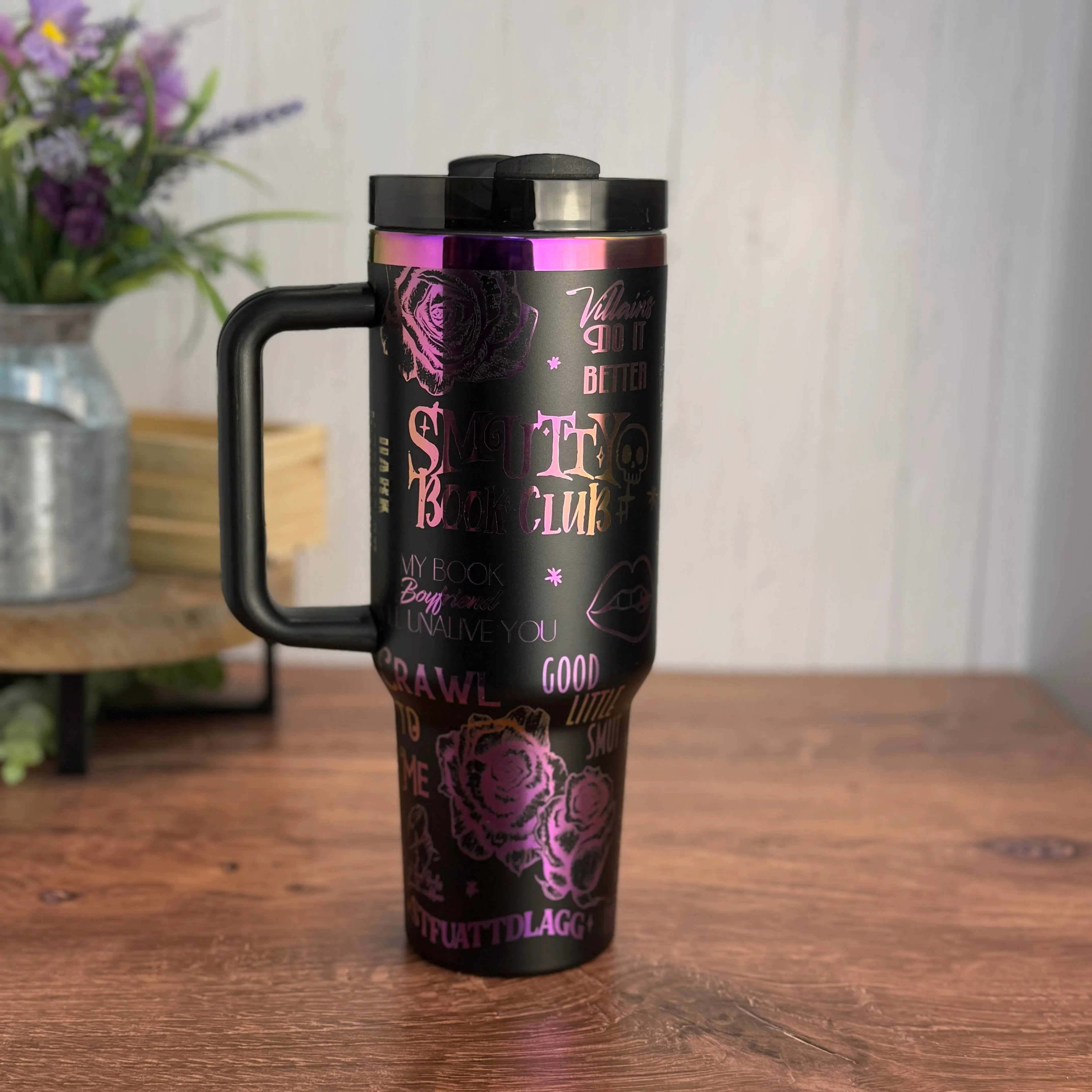 Smut Slut Tumbler Black to Purple 40 oz tumbler 
