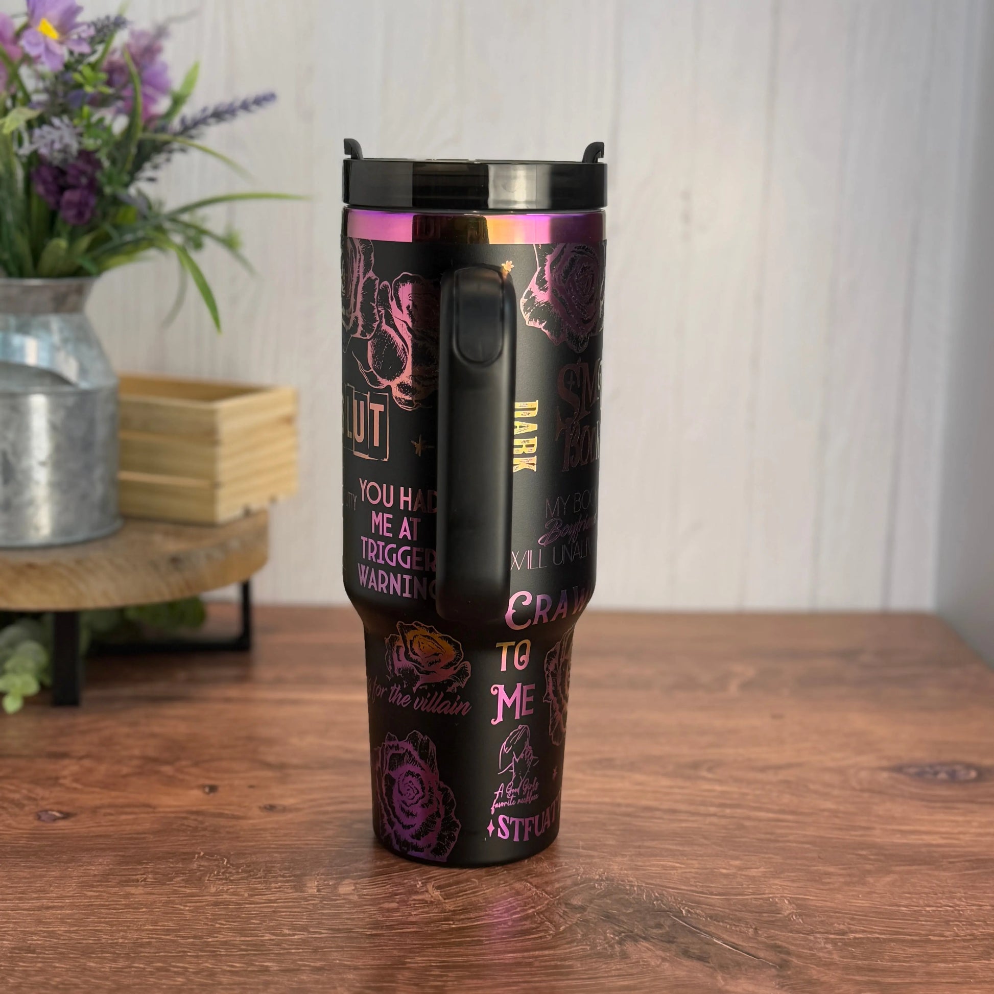 Smut Slut Tumbler Black to Purple 40 oz tumbler 
