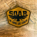 Soar Isaiah 40:31 Patch – Laser Engraved Leather Patch 