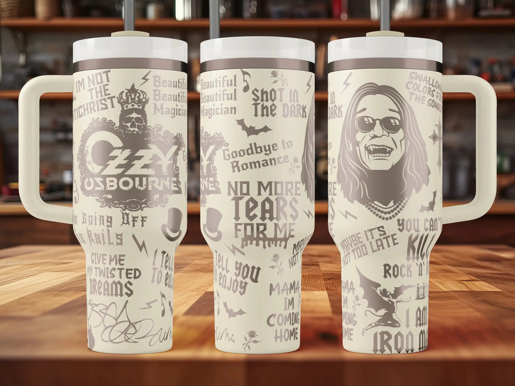 OZZY Osborne | RIP OZZY Engraved Tumbler | 40oz