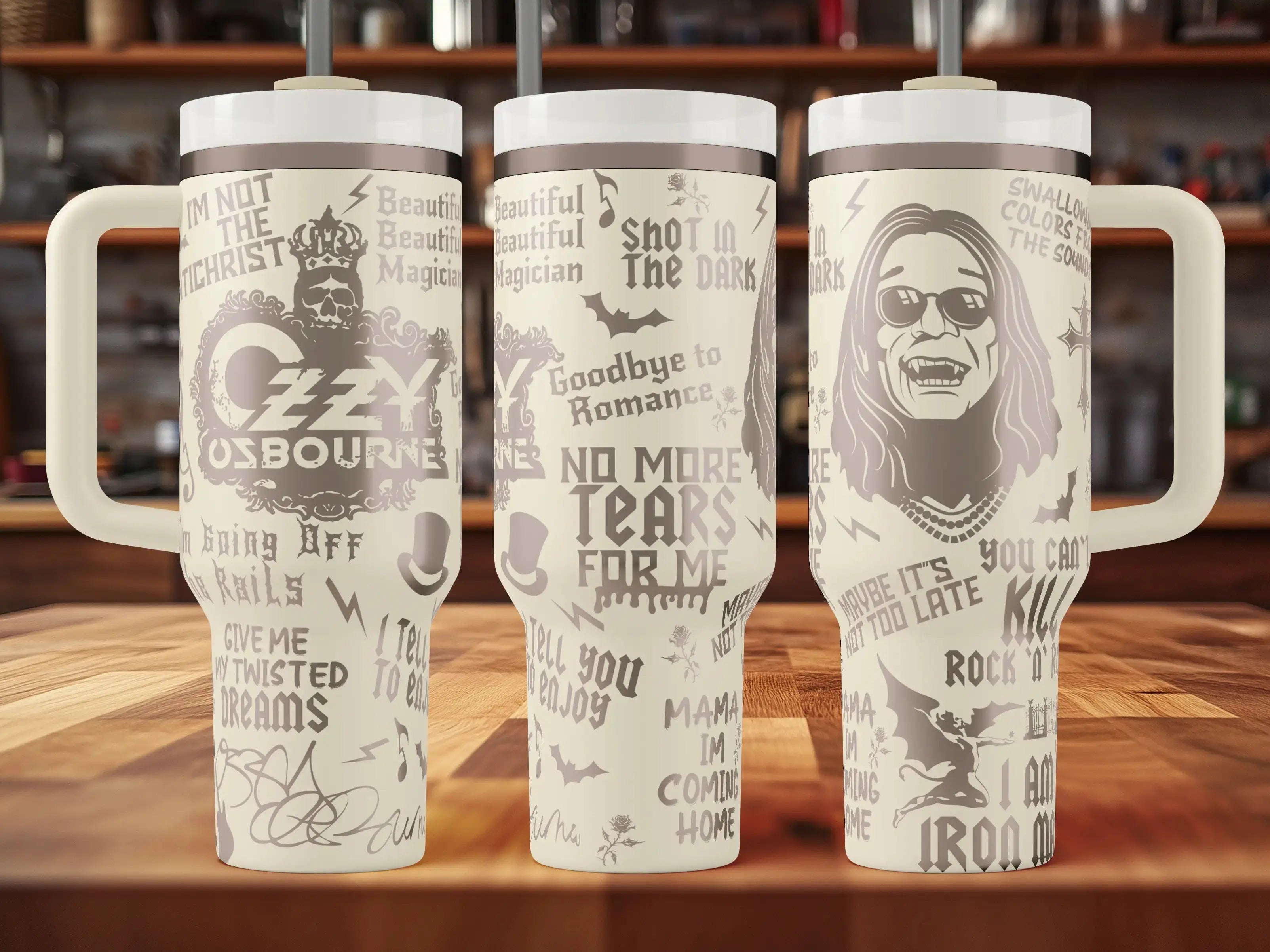 OZZY Osborne | RIP OZZY Engraved Tumbler | 40oz