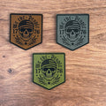 Spirit of 1776 – Skull & Freedom Patch – Laser Engraved Leather Patch 