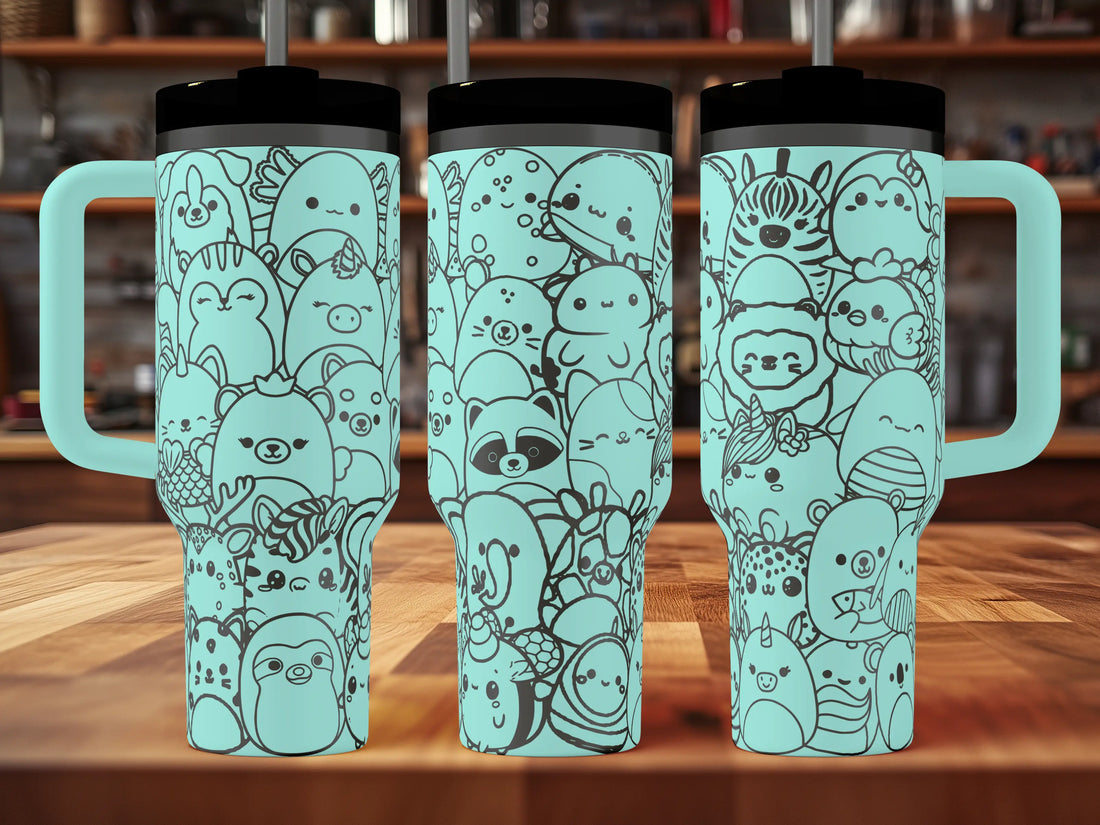 Squishmallow Tumbler | 40oz, 30oz, Stanleys, 20oz, 16oz, 14oz, 10oz 