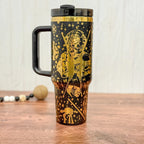 Star Wars v2 Engraved 40oz Black to Gold 