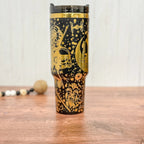 Star Wars v2 Engraved 40oz Black to Gold 