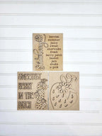 Strawberry Sign and Frame | Choice of 3 signs + Included Frame 