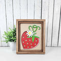 Strawberry Sign and Frame | Choice of 3 signs + Included Frame 