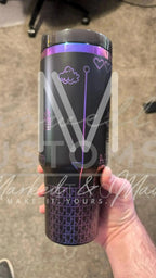 Super Mario Video Game Theme Quencher Tumbler (30oz, 40oz, + Stanleys)