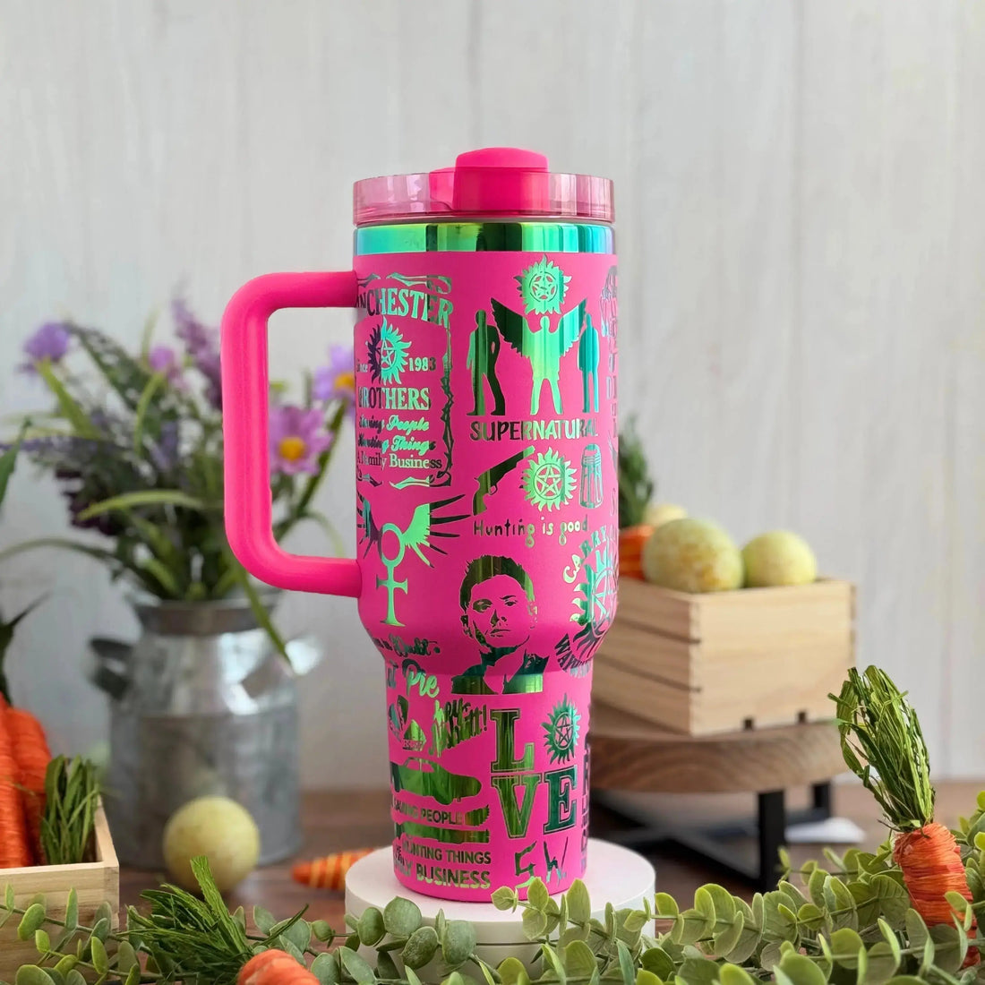 Supernatural Engraved Tumbler (30oz, 40oz, + Stanleys)