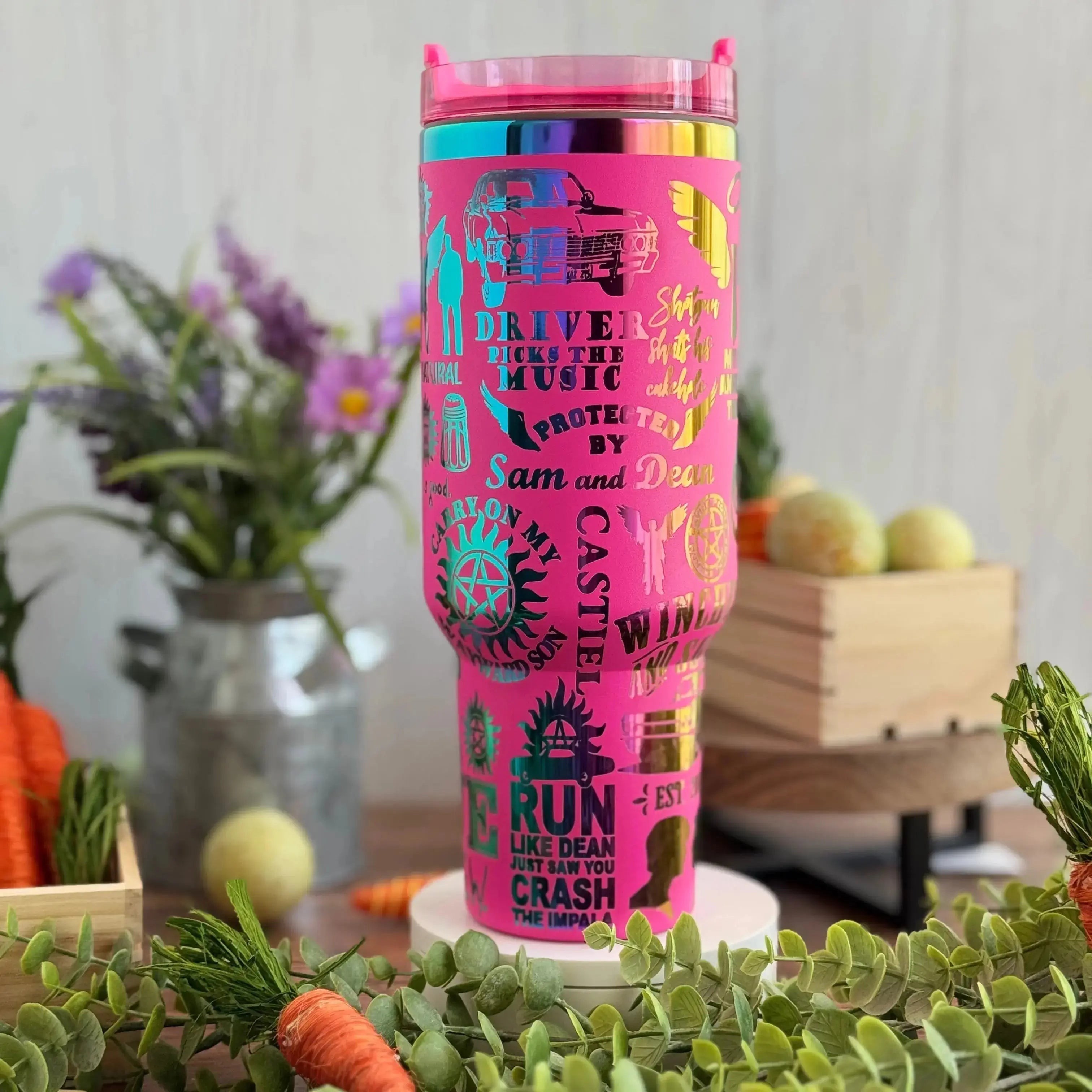 Supernatural Engraved Tumbler (30oz, 40oz, + Stanleys)