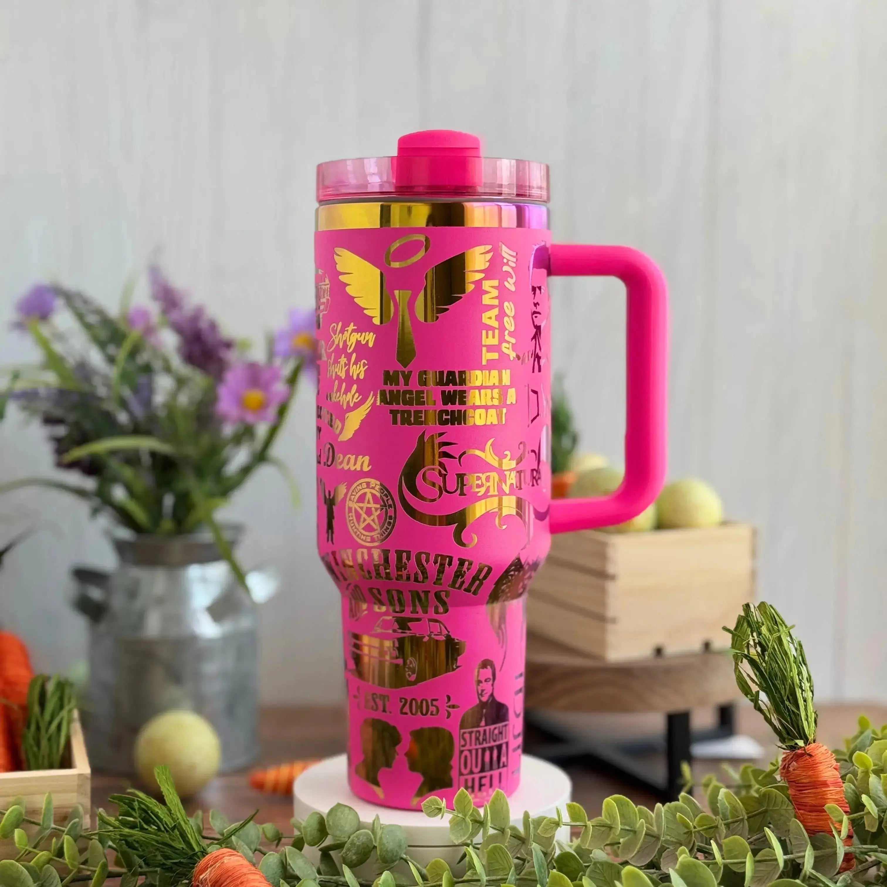 Supernatural Engraved Tumbler (30oz, 40oz, + Stanleys)
