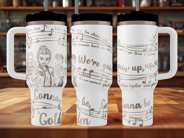 Taylor Swift Showgirl Tumbler | 40oz, 30oz, Stanleys, 20oz, 16oz, 14oz, 10oz 