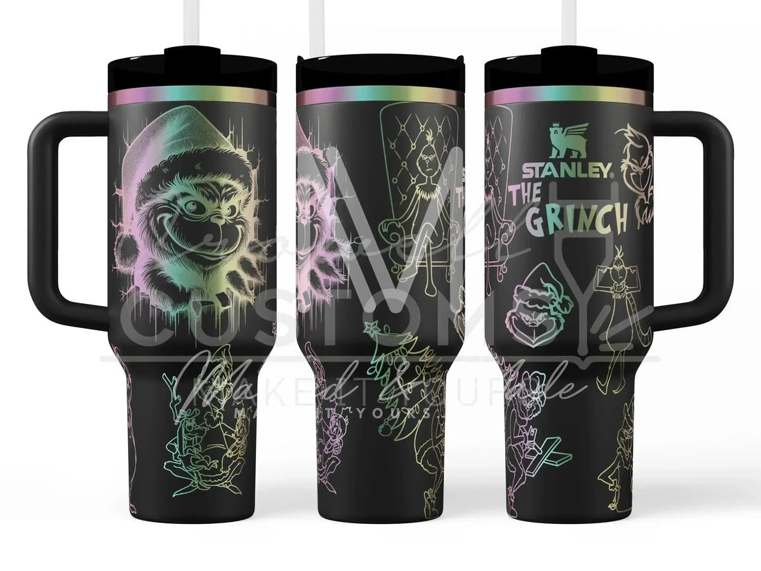 The GRINCH (v2)  Quencher Tumbler (30oz, 40oz, + Stanleys) 
