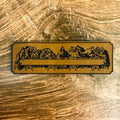 The Last Supper – Laser Engraved Leather Patch 