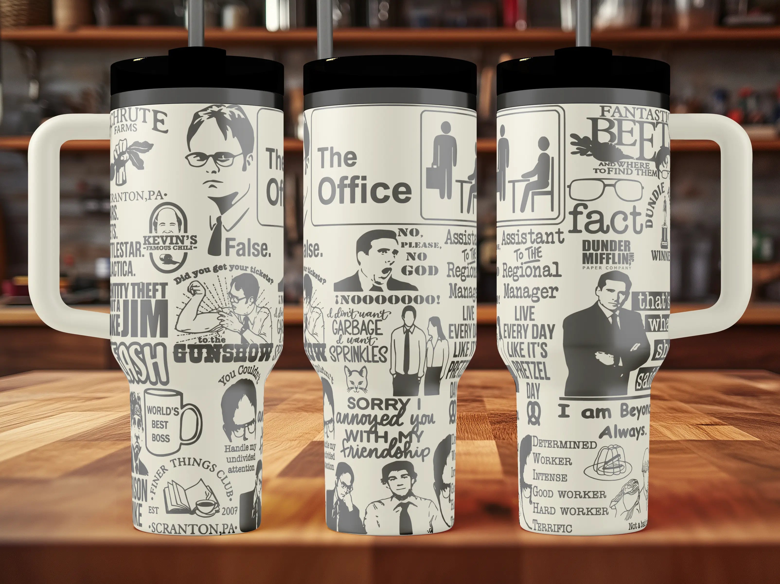The Office Tumbler | 40oz, 30oz, Stanleys, 20oz, 16oz, 14oz, 10oz 