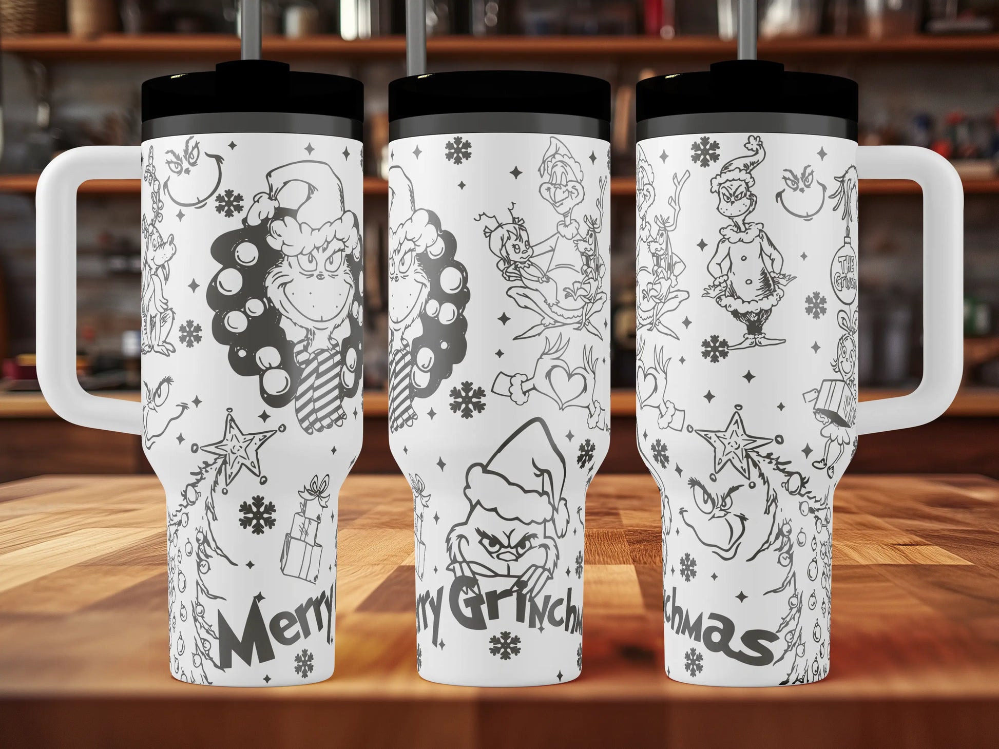 The Original Grinch (Grinch v3) Tumbler | 40oz, 30oz, Stanleys, 20oz, 16oz, 14oz, 10oz 