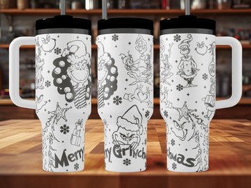 The Original Grinch (Grinch v3) Tumbler | 40oz, 30oz, Stanleys, 20oz, 16oz, 14oz, 10oz 