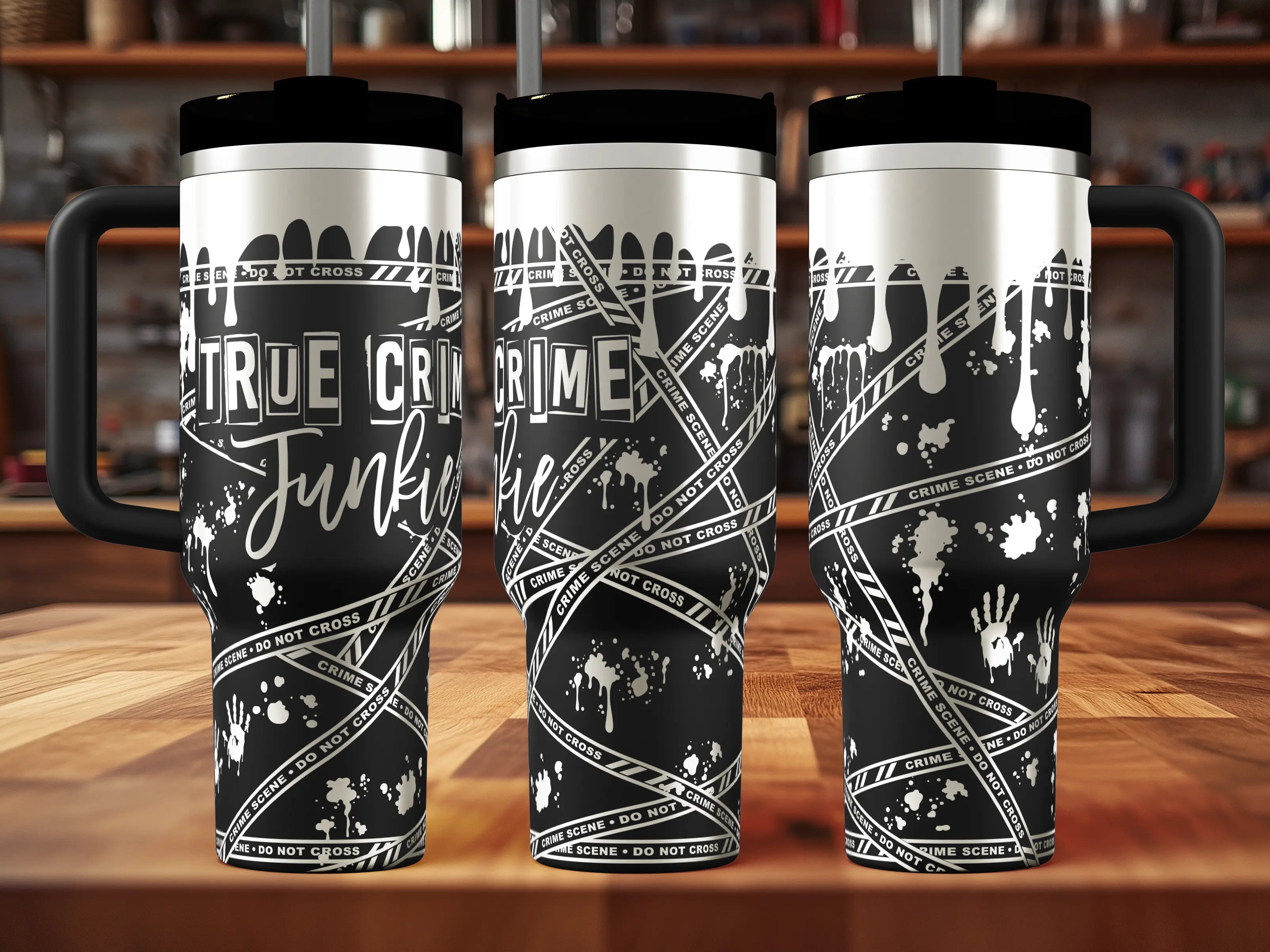 True Crime Tumbler | 40oz, 30oz, Stanleys, 20oz, 16oz, 14oz, 10oz 