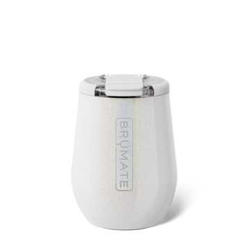 BrüMate 14oz Uncork'd - Glitter White 