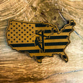 United We Climb – Laser Engraved Leather Patch 