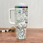 Ursula Tumbler White to Rainbow 40oz 