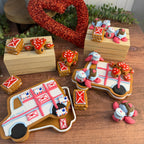 Valentine's Cookie Mail Truck Tic Tac Toe Game  – 3D Printed 
