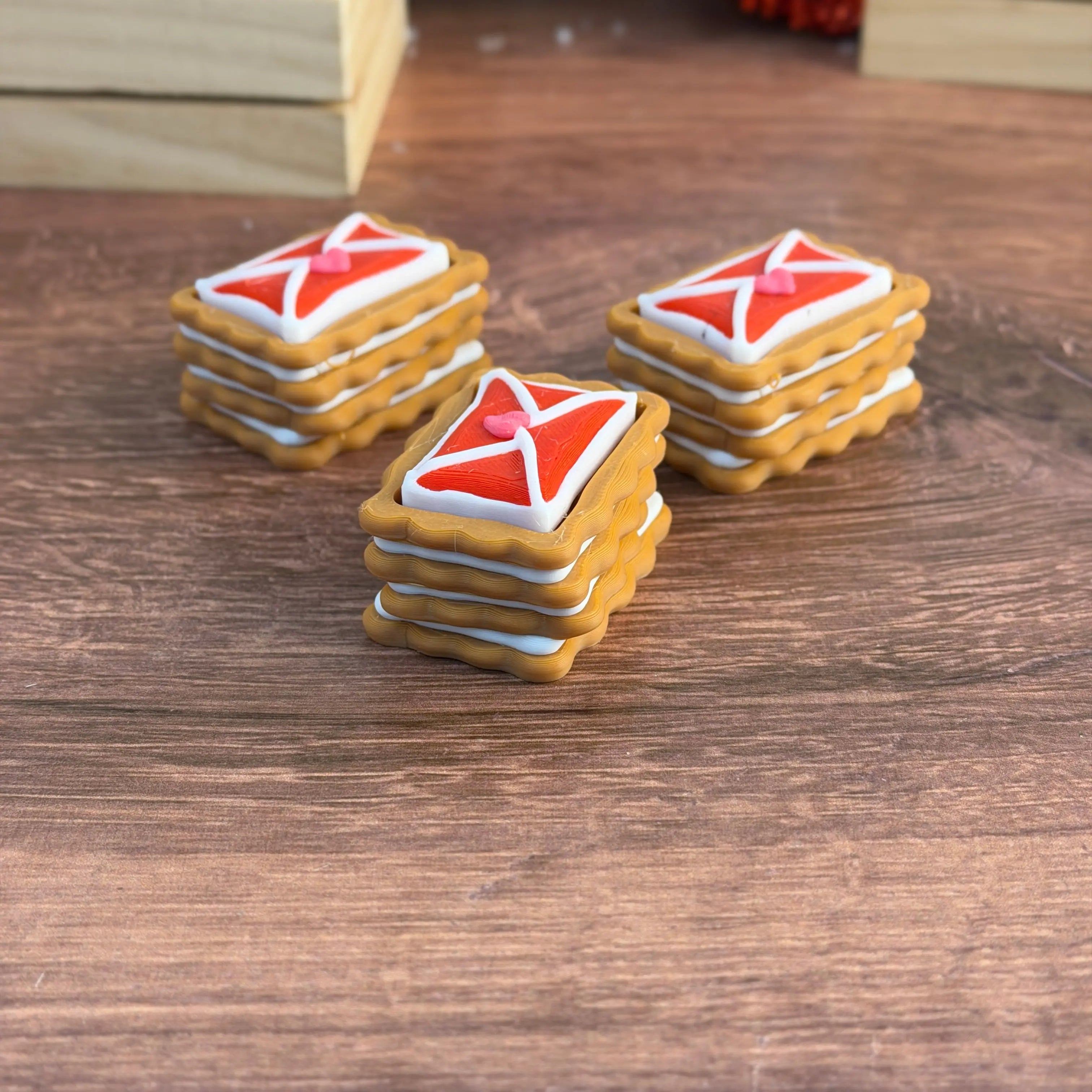 Valentine's Day Cookie Clicker Fidget - 3D Printed 