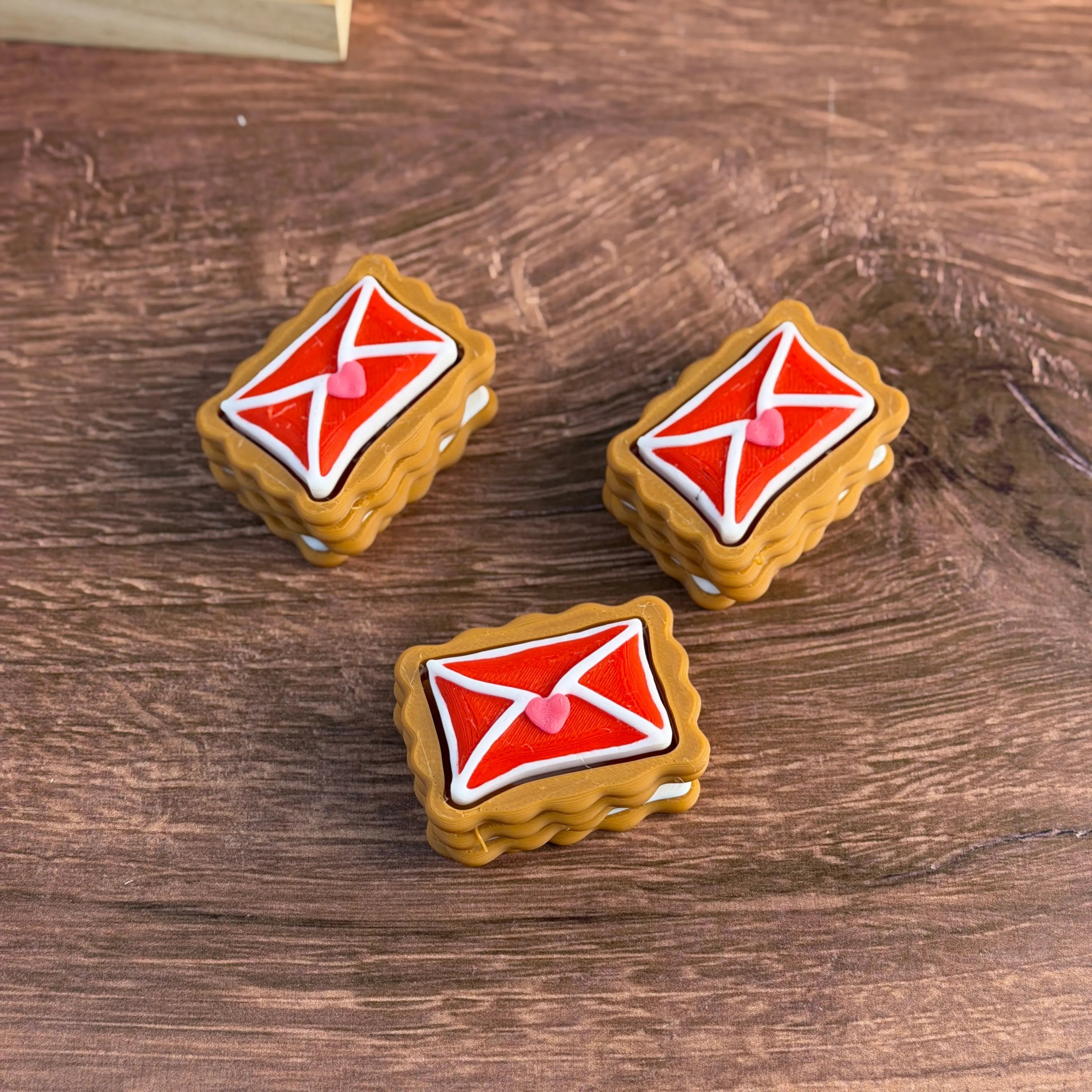 Valentine's Day Cookie Clicker Fidget - 3D Printed 