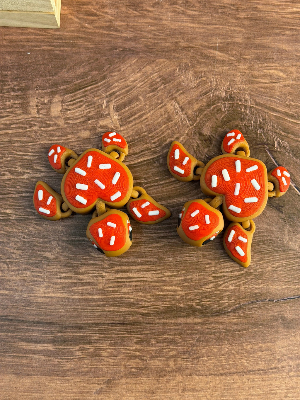 Valentine's Turtle Baby – 3D Printed Articulated Toy | 2 Color Options 